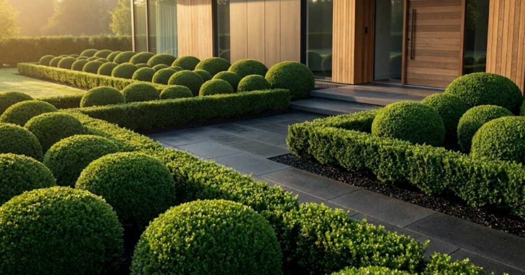 Stop Killing Your Weekends: 5 Low-Maintenance Luxe Plants for Busy Homeowners 7 Boxwood The Green Architect