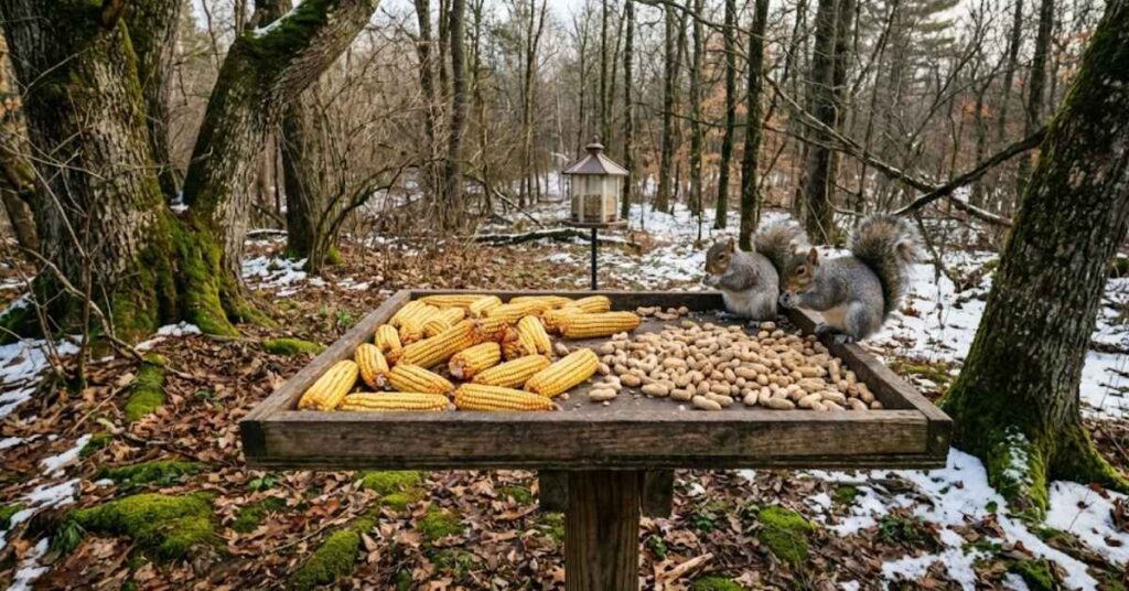 Distracting Squirrels with a Sacrifice Feeder
