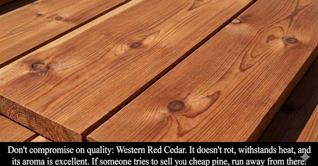 Is Your Backyard Missing a Soul? Why a 2026 Home Sauna is the Only Investment That Makes Sense 4 A luxury outdoor cedar sauna in a winter backyard landscape.