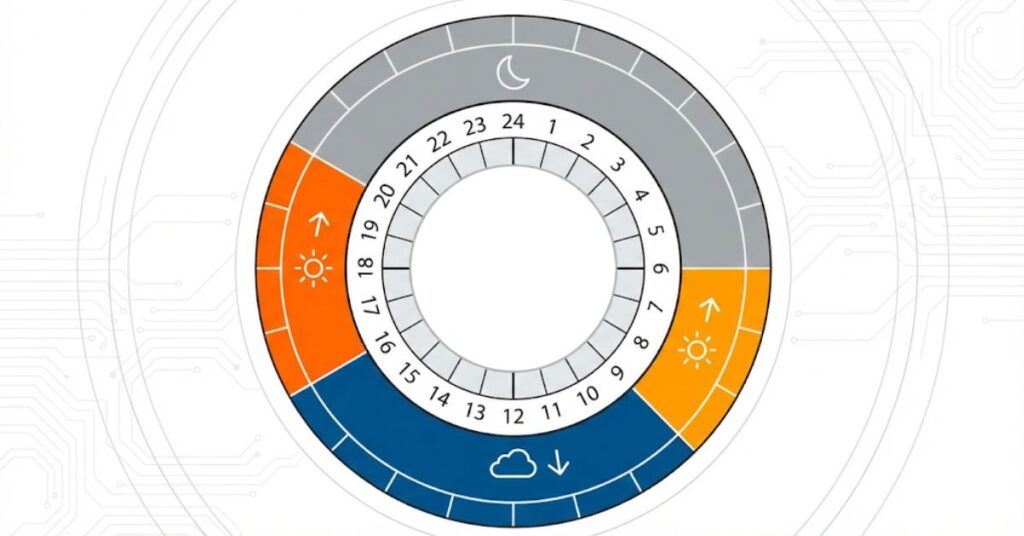 Stop Feeding the Bloodsuckers: The Real Truth About When to Spray Your Yard 2 Infographic showing the best times of day for mosquito activity.