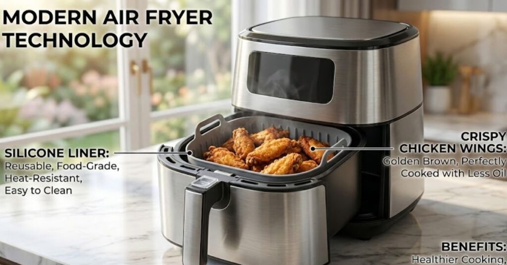Scrubbing is for Suckers: Why Everyone is Switching to Air Fryer Liners in 2026 2 Best air fryer liners 2026 silicone and parchment paper comparison.