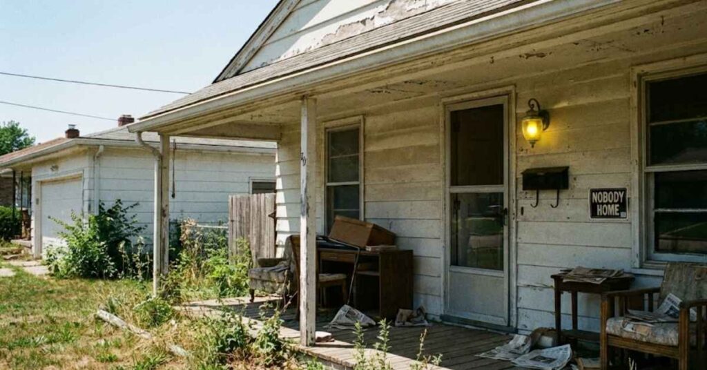I Tried This $10 Smart Plug Hack for 30 Days and My Security Improved Overnight 2 A porch light left on during the bright daytime at an empty house.
